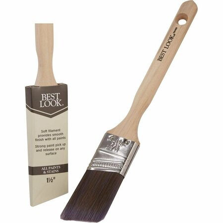 BEST LOOK 1.5 In. Angle Polyester Paint Brush 784468